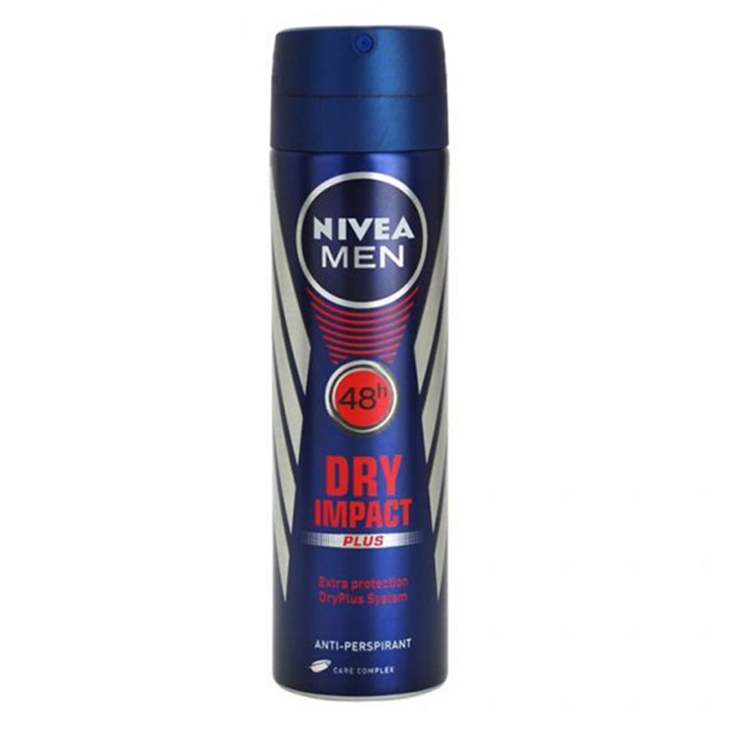 Nivea Men Dry Impact Plus Deodorant 150 mL - Easy Pharmacy LLC
