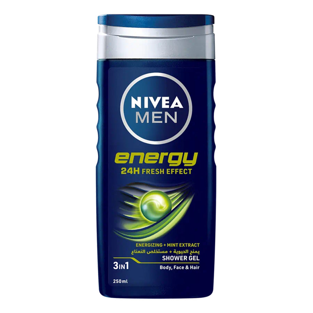 Nivea Men Energy Shower Gel 250 mL - Easy Pharmacy LLC