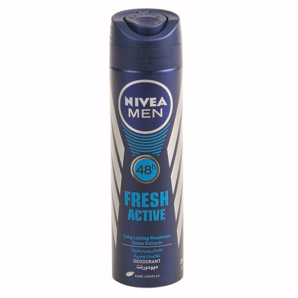 Nivea Men Fresh Active Deodorant 150 mL - Easy Pharmacy LLC