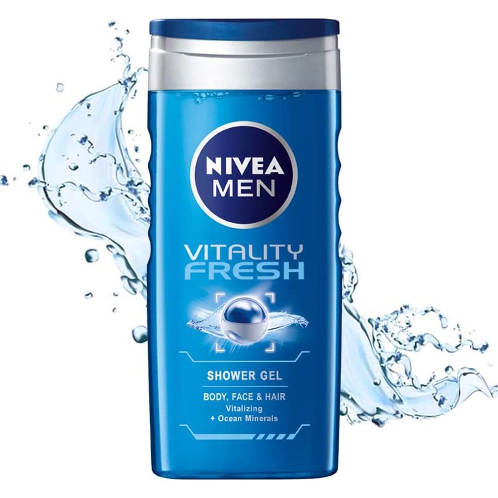 Nivea Men Vitality Fresh Shower Gel 250 mL - Easy Pharmacy LLC