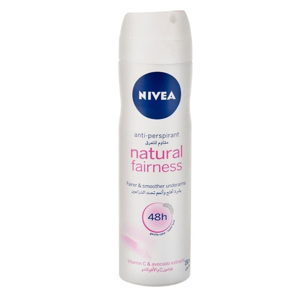 Nivea Natural Fairness Deodorant Spray 150 mL - Easy Pharmacy LLC