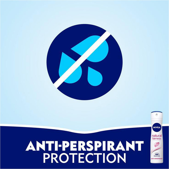 Nivea Natural Fairness Deodorant Spray 150 mL - Easy Pharmacy LLC