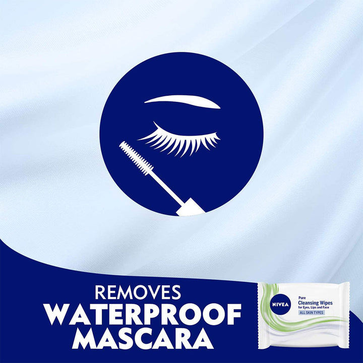 Nivea Pure Cleansing Wipes For All Skin Types 25's - Easy Pharmacy LLC