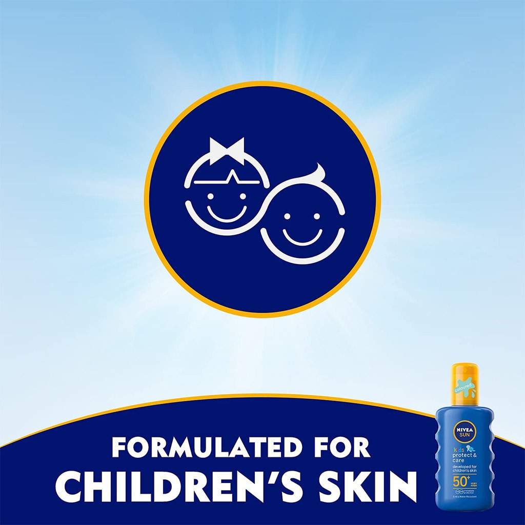 Nivea Sun Kids Protect & Care Spray SPF50+ 200 mL - Easy Pharmacy LLC