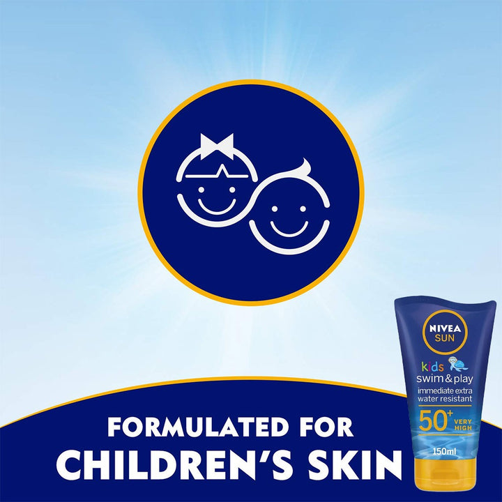 Nivea Sun Kids SPF50+ Swim & Play Lotion 150 mL - Easy Pharmacy LLC
