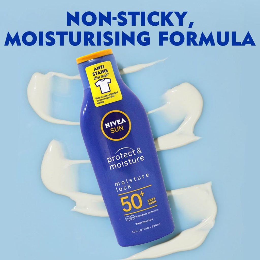 Nivea Sun Protect & Moisture Lotion SPF50+ 200 mL - Easy Pharmacy LLC