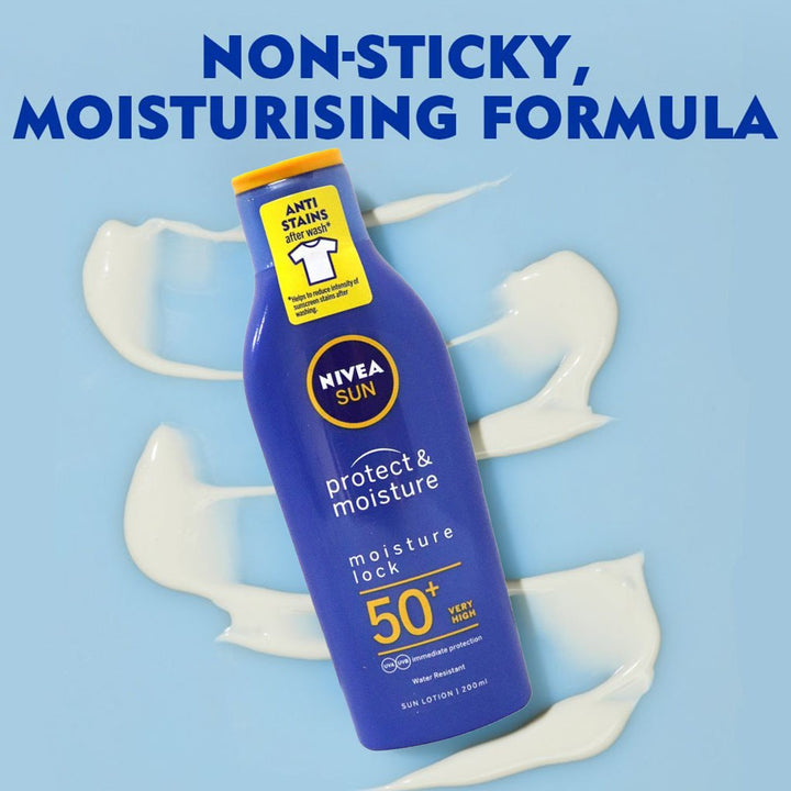 Nivea Sun Protect & Moisture Lotion SPF50+ 200 mL - Easy Pharmacy LLC