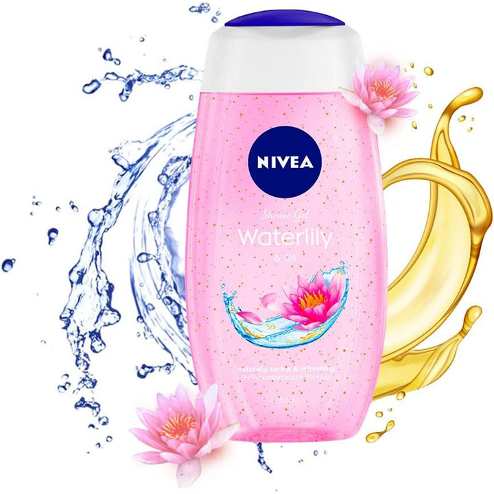 Nivea Waterlily and Oil Shower Gel 250 mL - Easy Pharmacy LLC