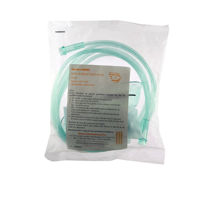 Bromed Non Rebreather Mask Adult - Easy Pharmacy LLC