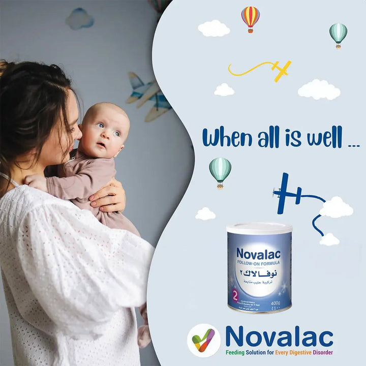Novalac Stage 2 Infant Milk Formula For 6 To 12 Months 400g