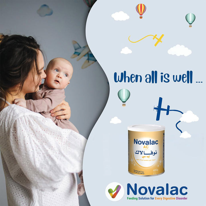 Novalac AC Anti colic Baby Milk Formula For 0 To 12 Months 400g - Easy Pharmacy LLC