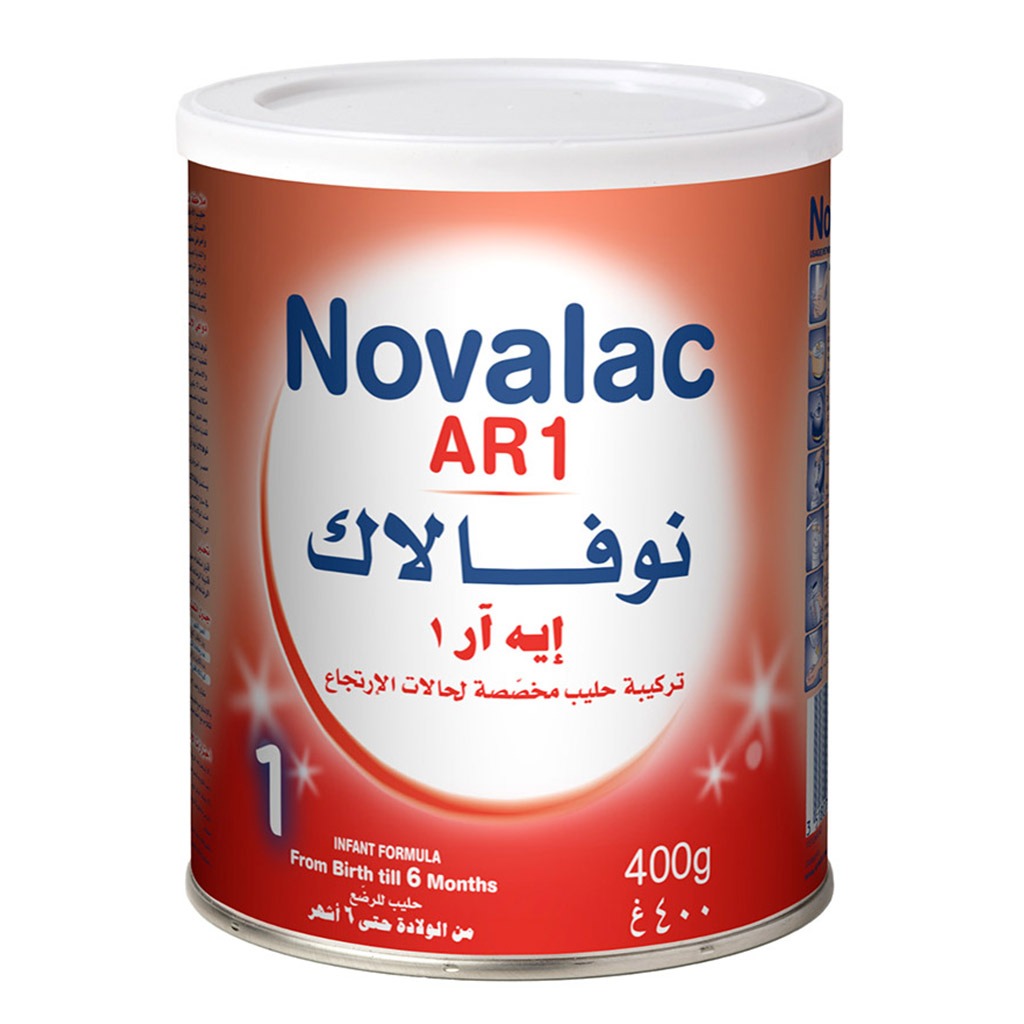 Novalac AR Stage 1 Anti Regurgitation Baby Milk Formula For 0 To 6 Months 400g - Easy Pharmacy LLC