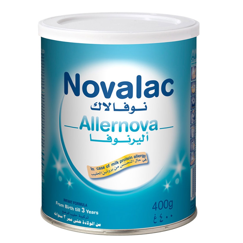 Novalac Allernova Infant Milk Formula For 0 To 3 Years With Milk Protein Allergy 400g - Easy Pharmacy LLC