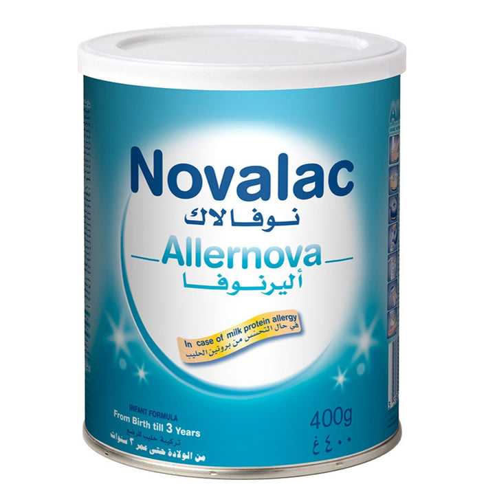 Novalac Allernova Infant Milk Formula For 0 To 3 Years With Milk Protein Allergy 400g - Easy Pharmacy LLC