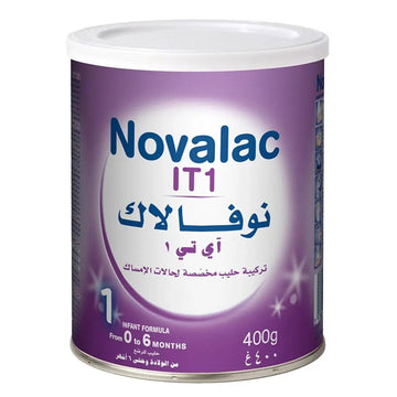 Novalac IT Stage 1 Improved Transit Baby Milk Formula For 0 To 6 Months 400g