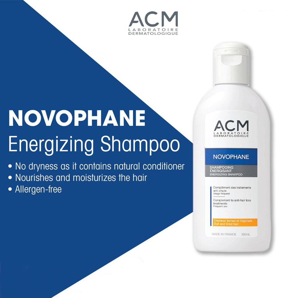 ACM Novophane Energizing Shampoo For Damaged, Dull & Weakened Hair 200ml - Easy Pharmacy LLC