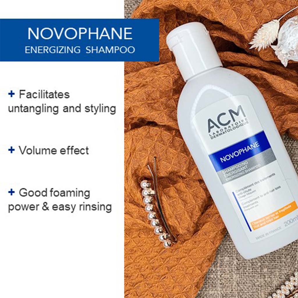 ACM Novophane Energizing Shampoo For Damaged, Dull & Weakened Hair 200ml - Easy Pharmacy LLC