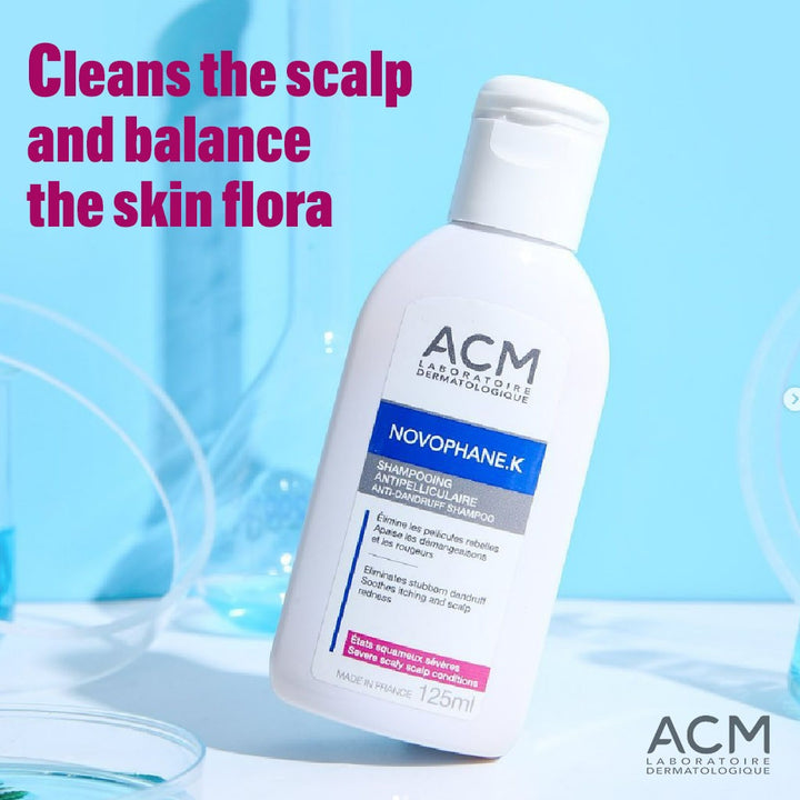 ACM Novophane K Anti-Dandruff Shampoo For Severe Scaly Scalp 125ml - Easy Pharmacy LLC