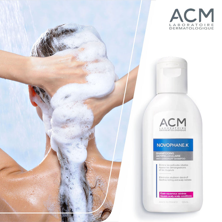 ACM Novophane K Anti-Dandruff Shampoo For Severe Scaly Scalp 125ml - Easy Pharmacy LLC