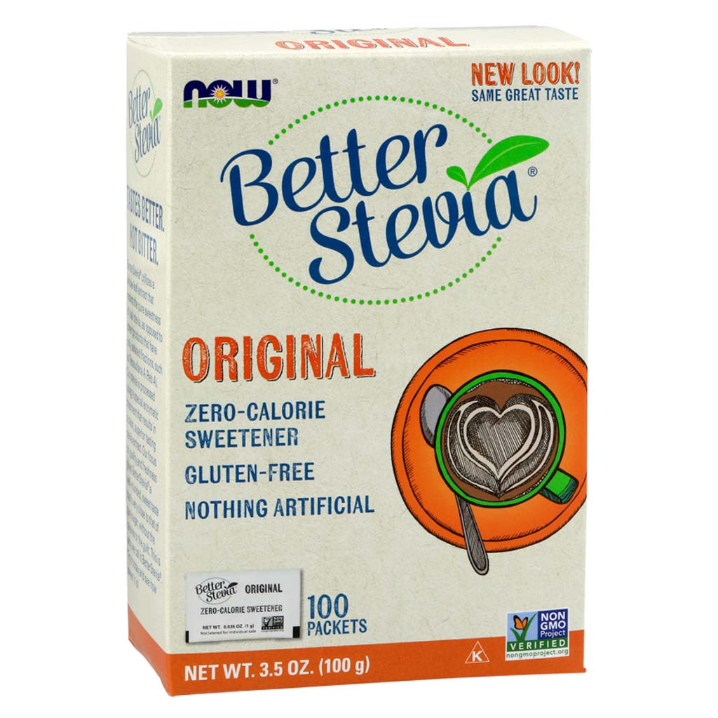 Now Better Stevia Zero-Calorie Sugar Free Sweetener, Pack of 100's - Easy Pharmacy LLC