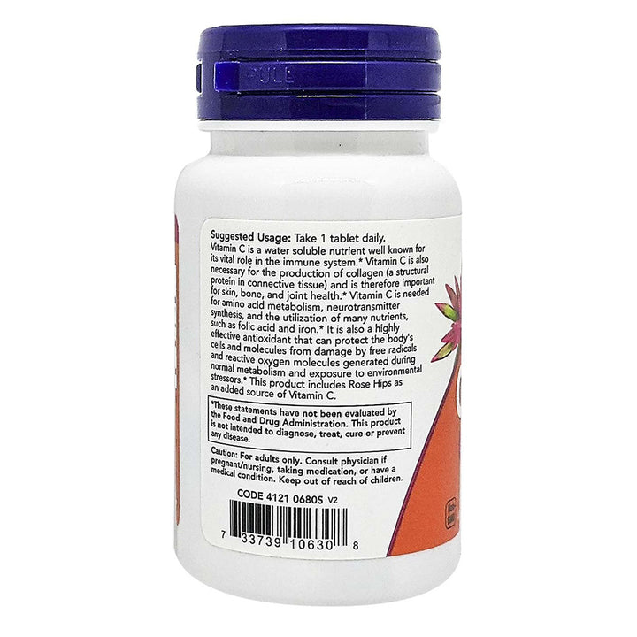 Now C-1000 Vitamin C Tablets For Antioxidant & Immune Support, Pack of 30's - Easy Pharmacy LLC