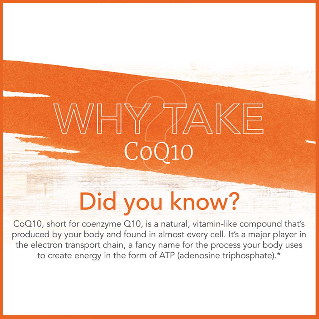 Now CoQ10 50mg Antioxidant Softgels For Heart Health & Energy, Pack of 50's - Easy Pharmacy LLC