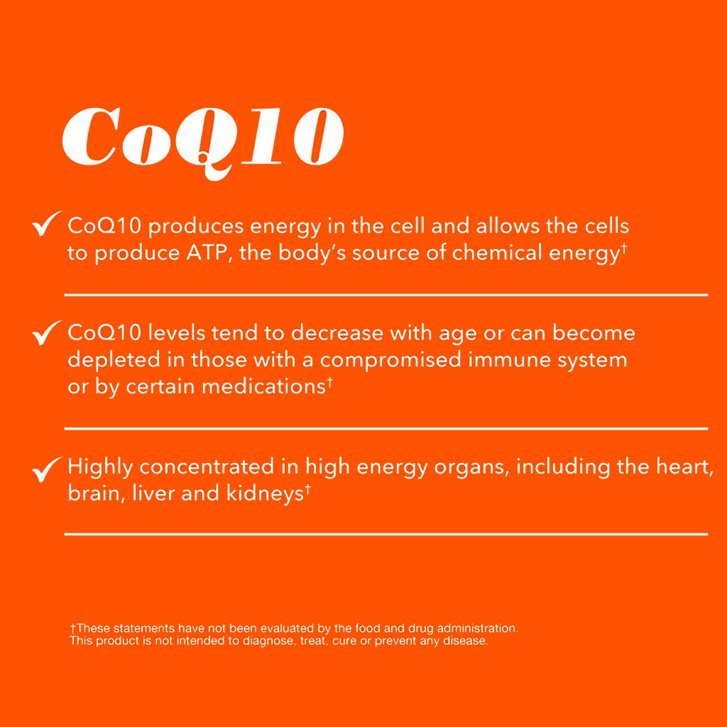 Now CoQ10 50mg Antioxidant Softgels For Heart Health & Energy, Pack of 50's - Easy Pharmacy LLC