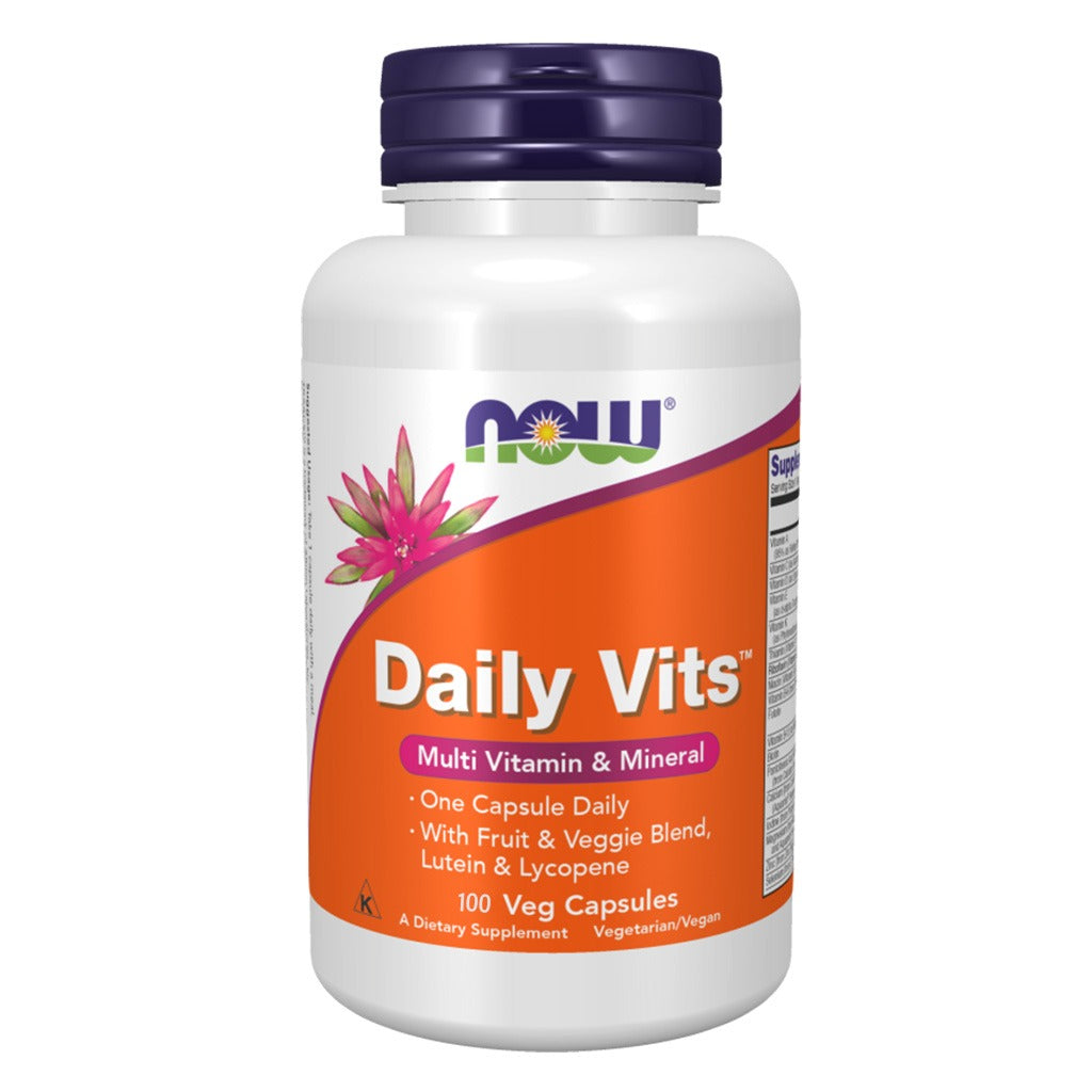 Now Daily Vits Multivitamins & Minerals Supplement Tablets For Overall Wellness, Pack of 100's - Easy Pharmacy LLC