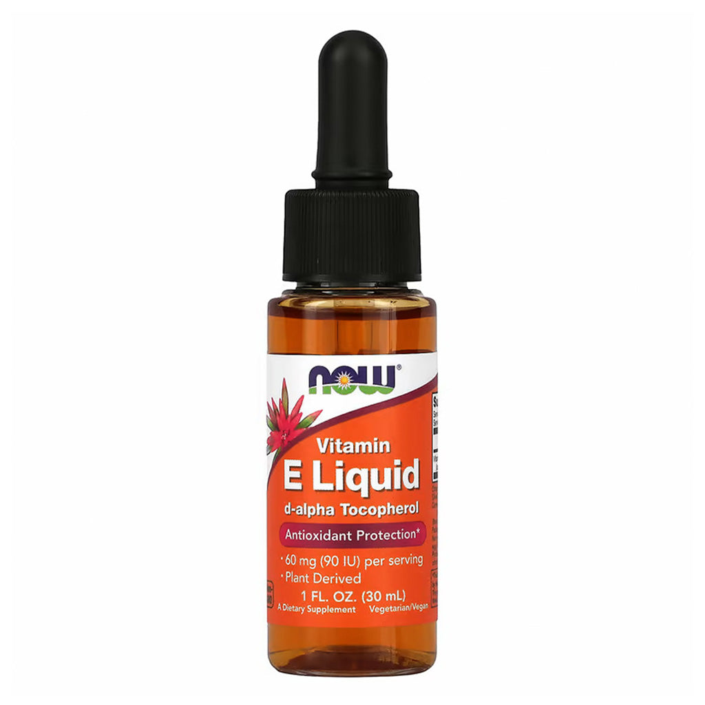 Now Vitamin E Liquid Drops, Plant Derived, For Antioxidant Support 30ml - Easy Pharmacy LLC