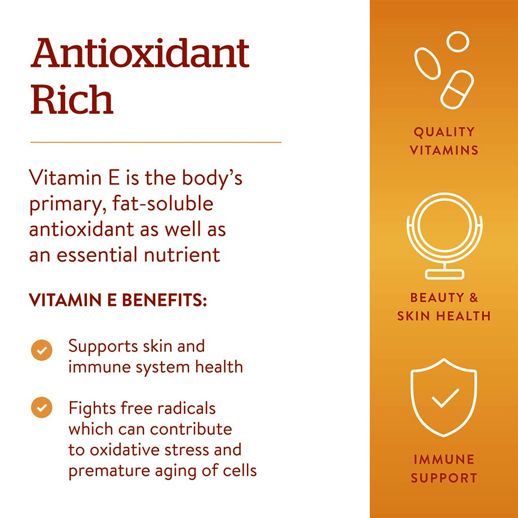 Now Vitamin E Liquid Drops, Plant Derived, For Antioxidant Support 30ml - Easy Pharmacy LLC