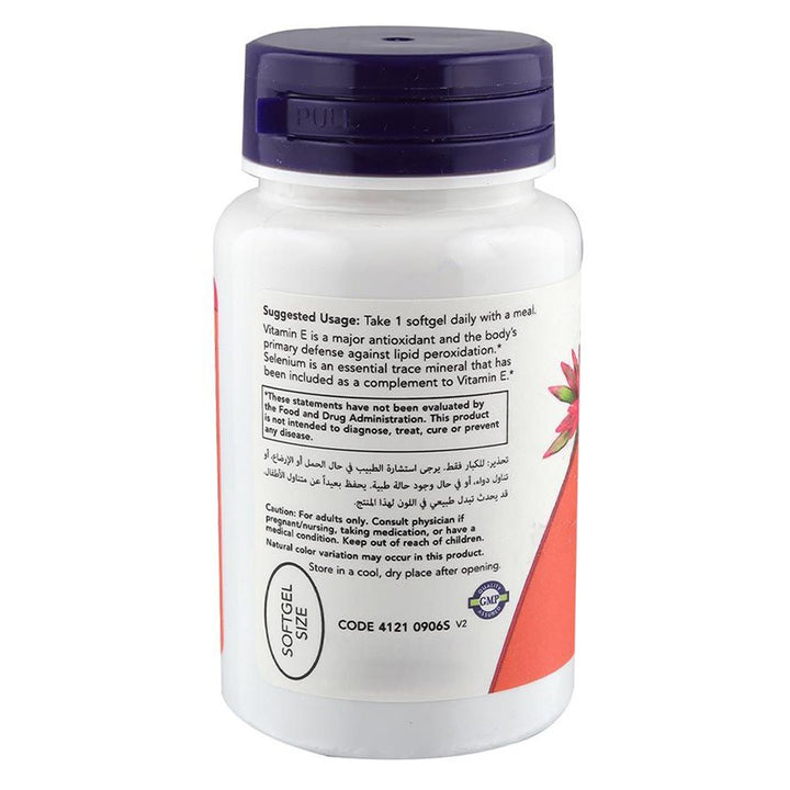 Now E-400 Vitamin E 400IU Antioxidant Softgel For Immune & Heart Support, Pack of 30's - Easy Pharmacy LLC