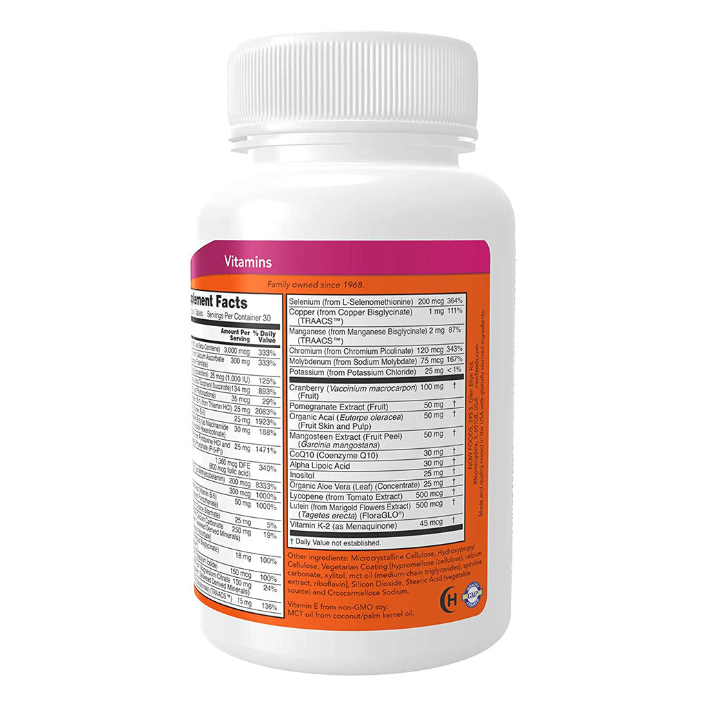 Now Eve Multivitamin Multimineral Tablets For Overall Wellness of Women, Pack of 90's - Easy Pharmacy LLC