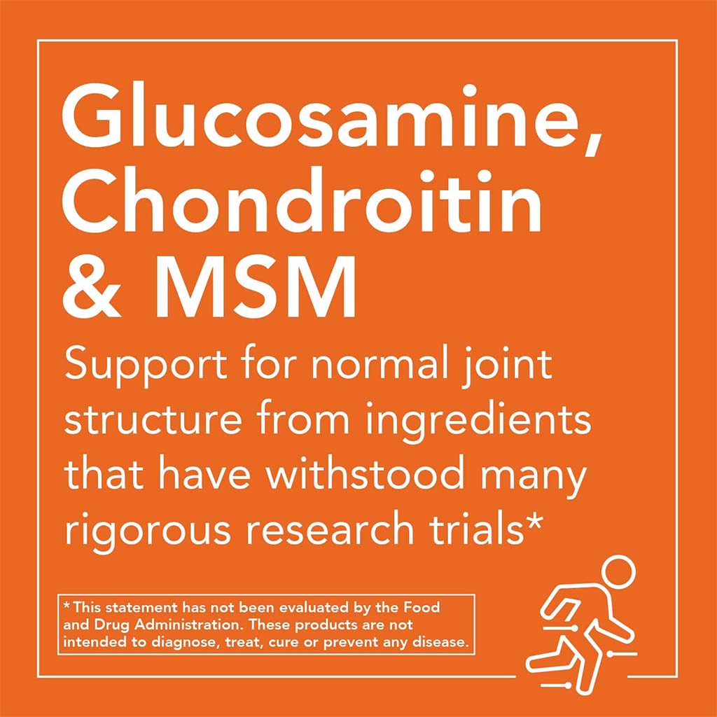 Now Glucosamine & Chondroitin With MSM Capsules For Joint Health, Pack of 30's - Easy Pharmacy LLC
