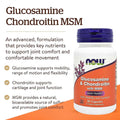 Now Glucosamine & Chondroitin With MSM Capsules For Joint Health, Pack of 30's