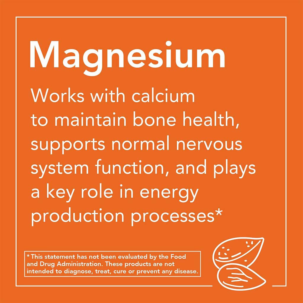 Now Magnesium 400mg Capsules For Energy Production & Nervous System Support, Pack of 180's - Easy Pharmacy LLC