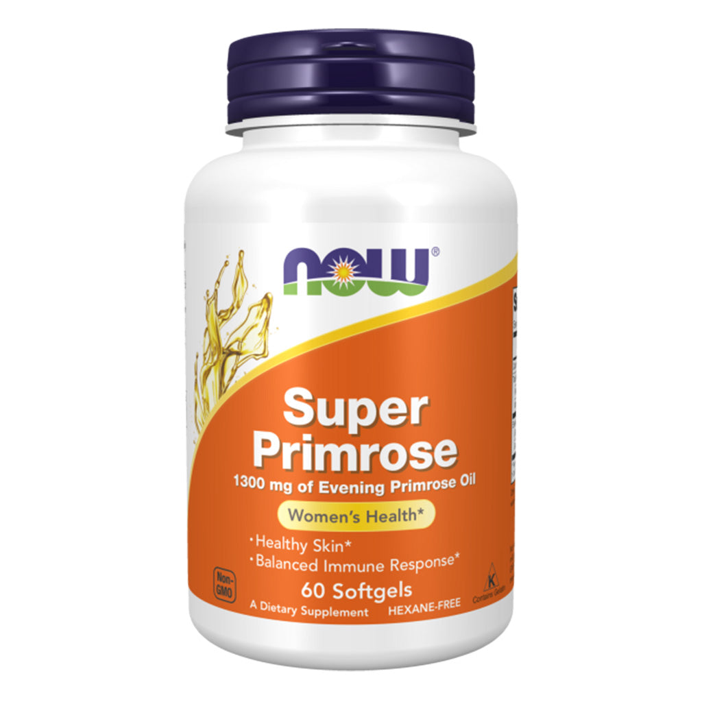 Now Super Primrose 1300mg Softgel For Women's Health, Pack of 60's - Easy Pharmacy LLC