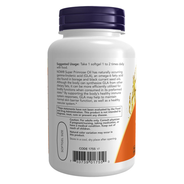 Now Super Primrose 1300mg Softgel For Women's Health, Pack of 60's - Easy Pharmacy LLC