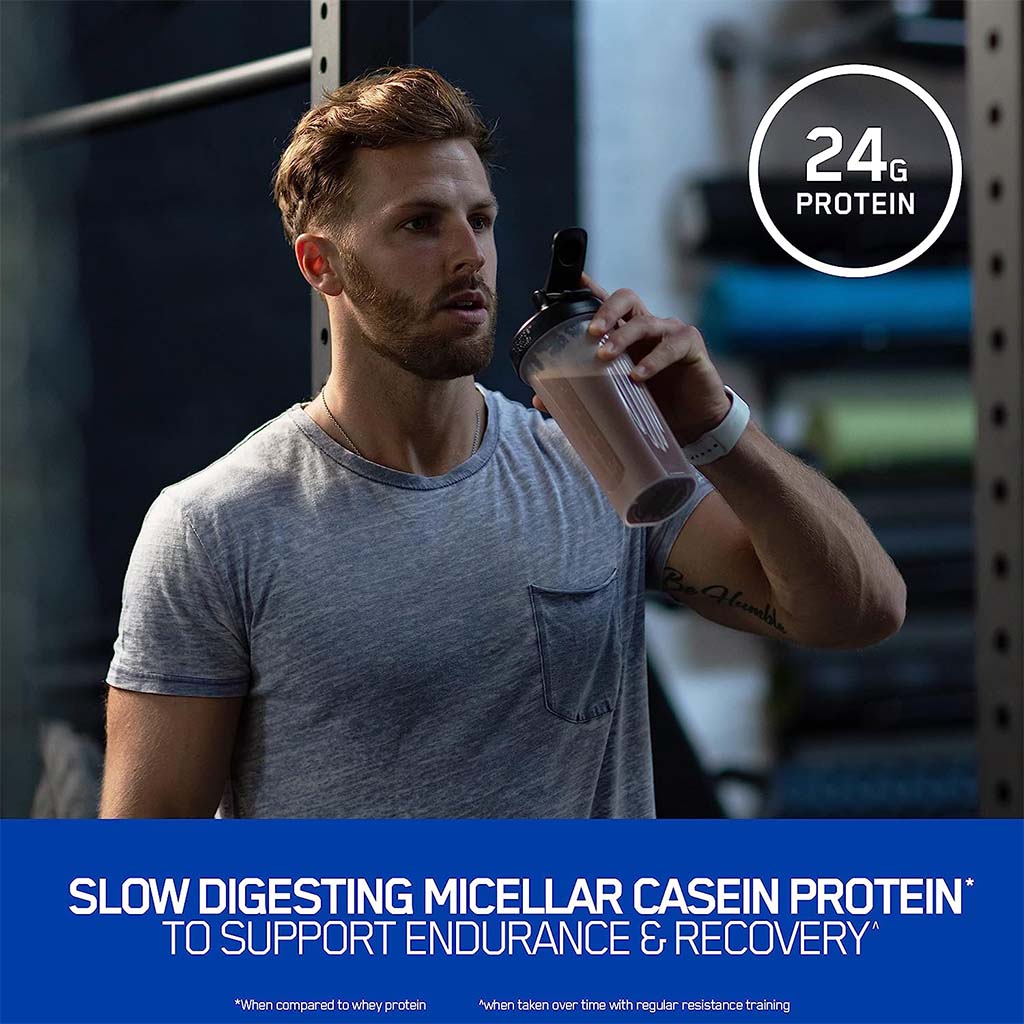 Optimum Nutrition Gold Standard 100% Casein Protein Powder Drink Mix - Chocolate Supreme, 850g - Easy Pharmacy LLC