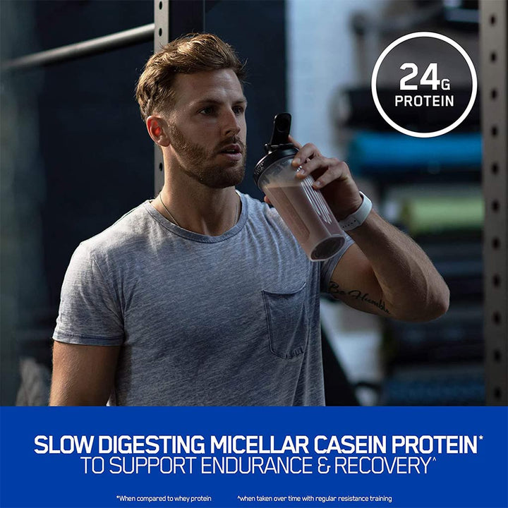 Optimum Nutrition Gold Standard 100% Casein Protein Creamy Vanilla 4lb - Easy Pharmacy LLC