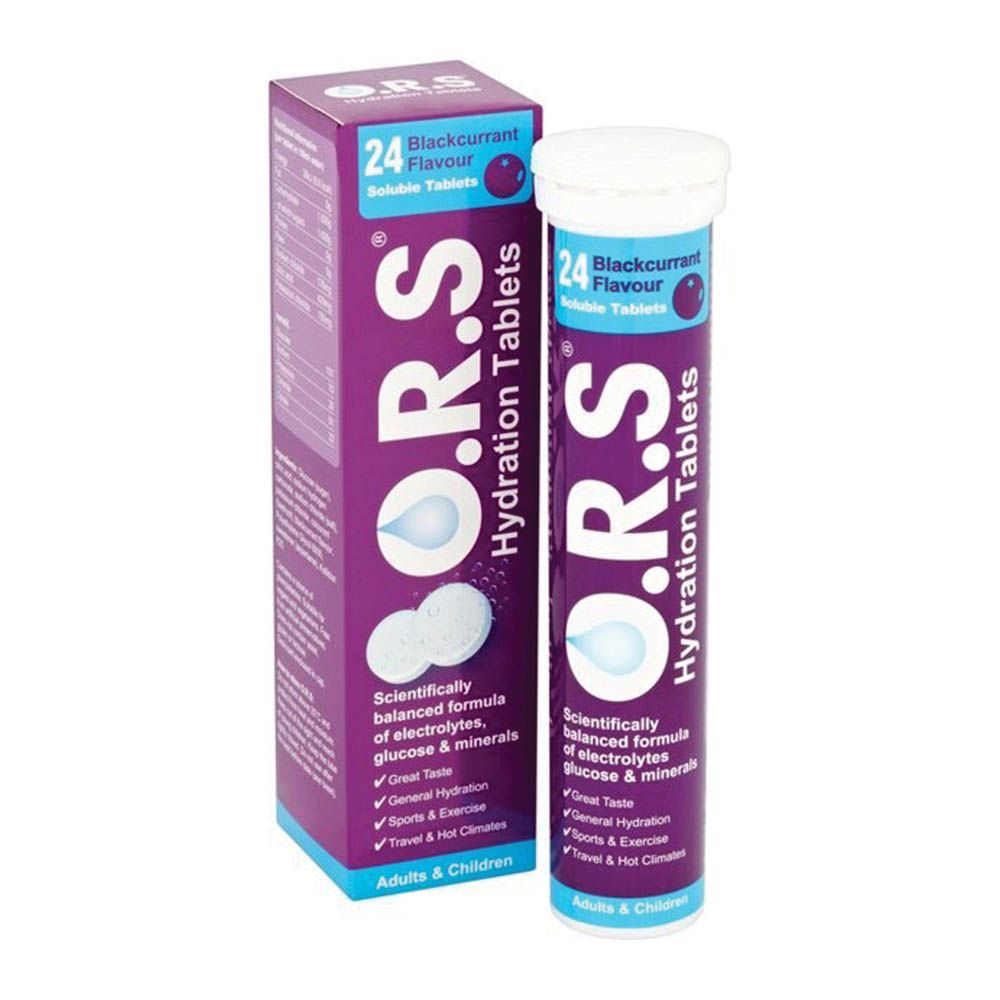 ORS Blackcurrant Soluble Tablets 24's - Easy Pharmacy LLC