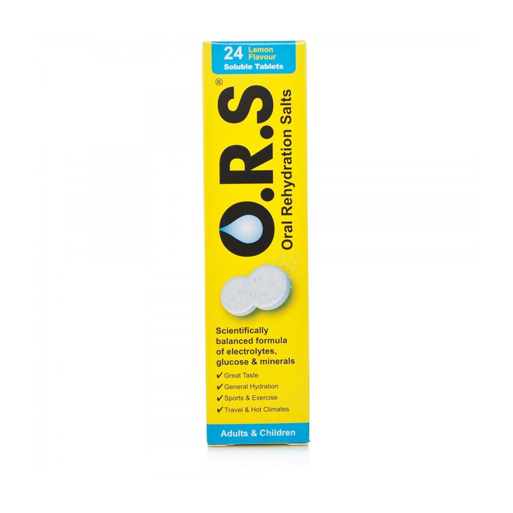 ORS Lemon Soluble Tablets 24's - Easy Pharmacy LLC