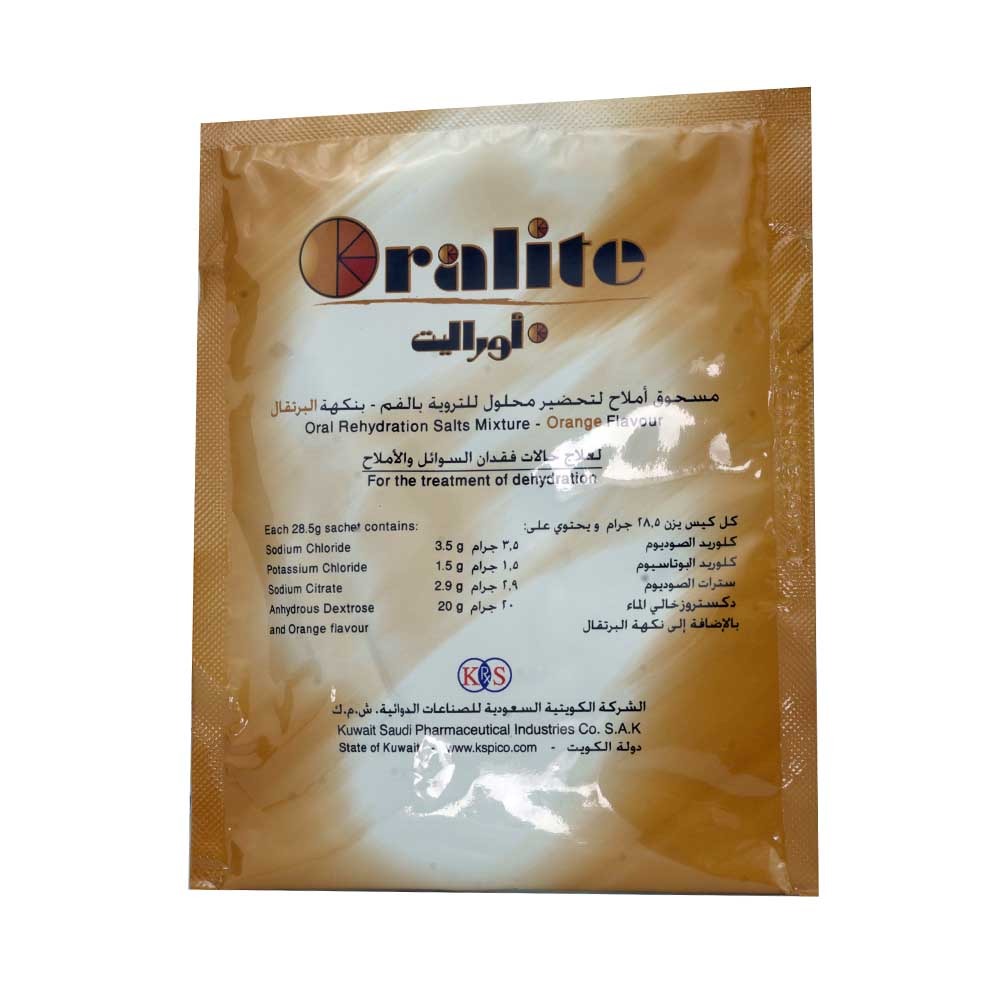Oralite Oral Rehydration Salts Mixture Sachet 10's - Easy Pharmacy LLC