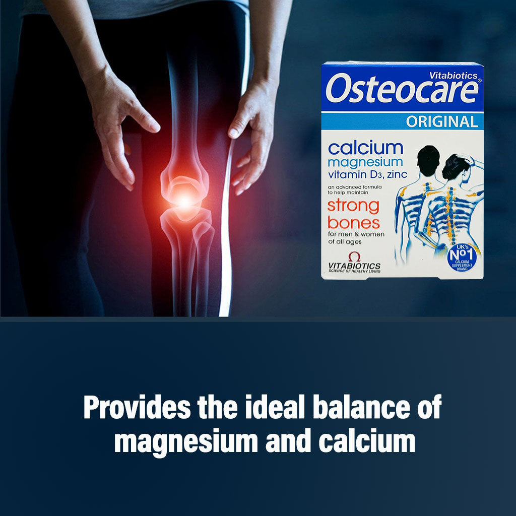 Vitabiotics Osteocare Tablet With Calcium, Magnesium, Vitamin D and Zinc For Strong Bones, Pack of 30's - Easy Pharmacy LLC