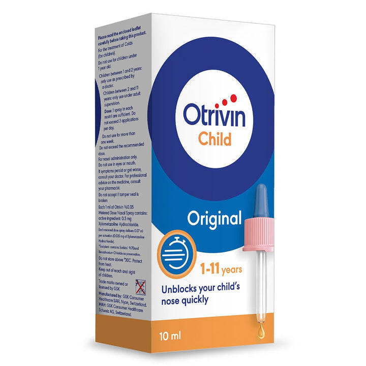 Otrivin Nasal Drops 0.05% 10 mL