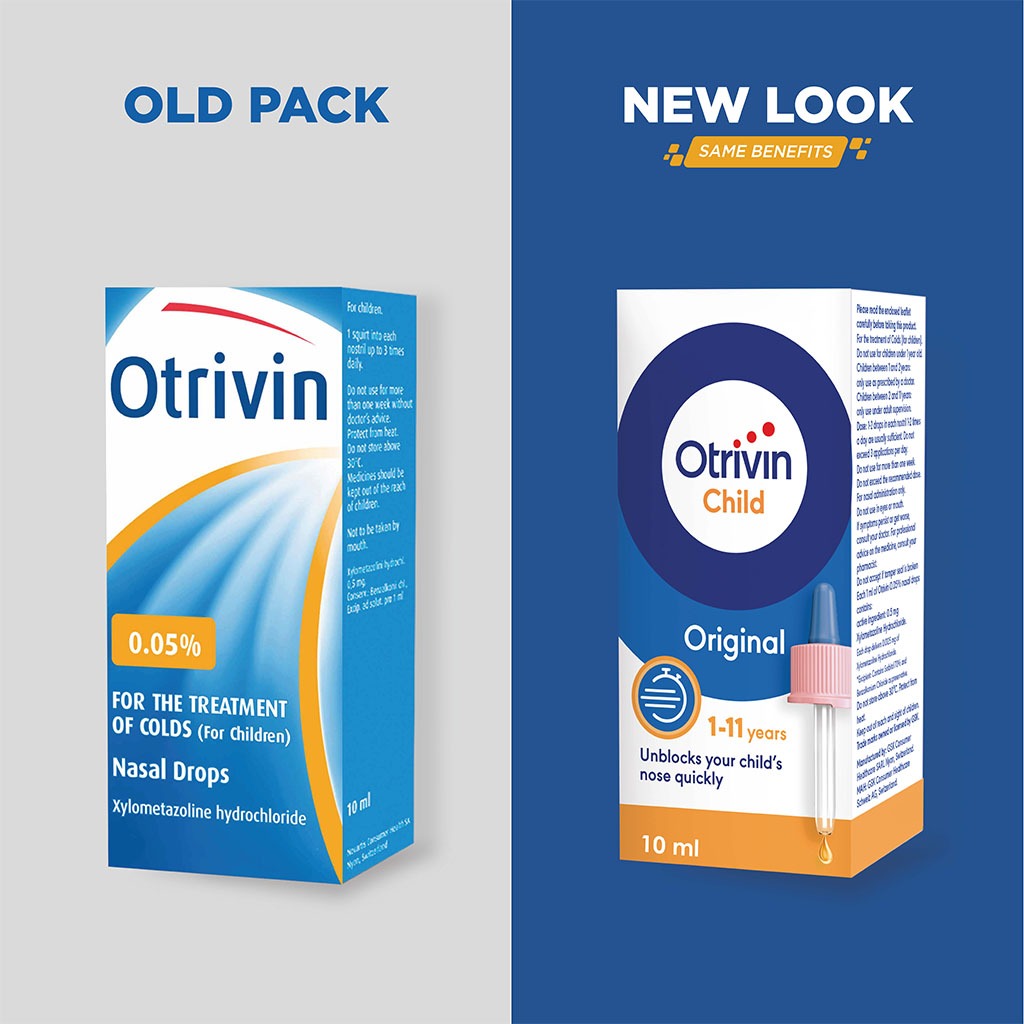 Otrivin Nasal Drops 0.05% 10 mL