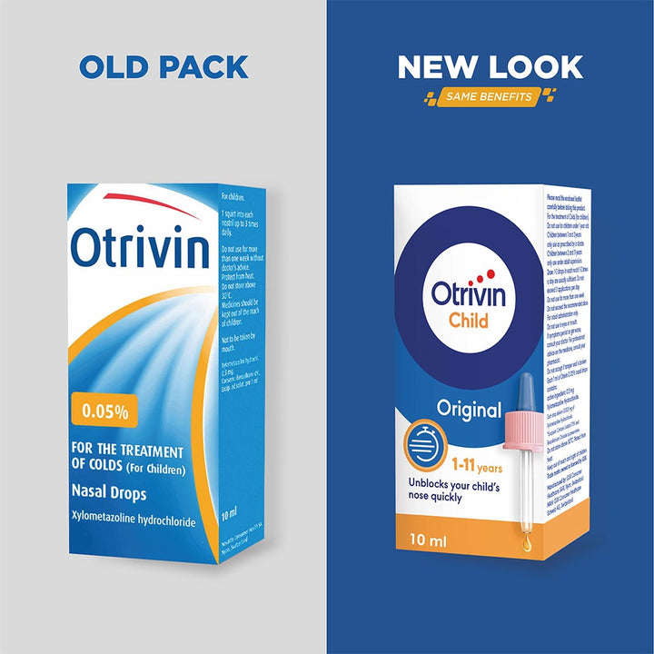 Otrivin Nasal Drops 0.05% 10 mL