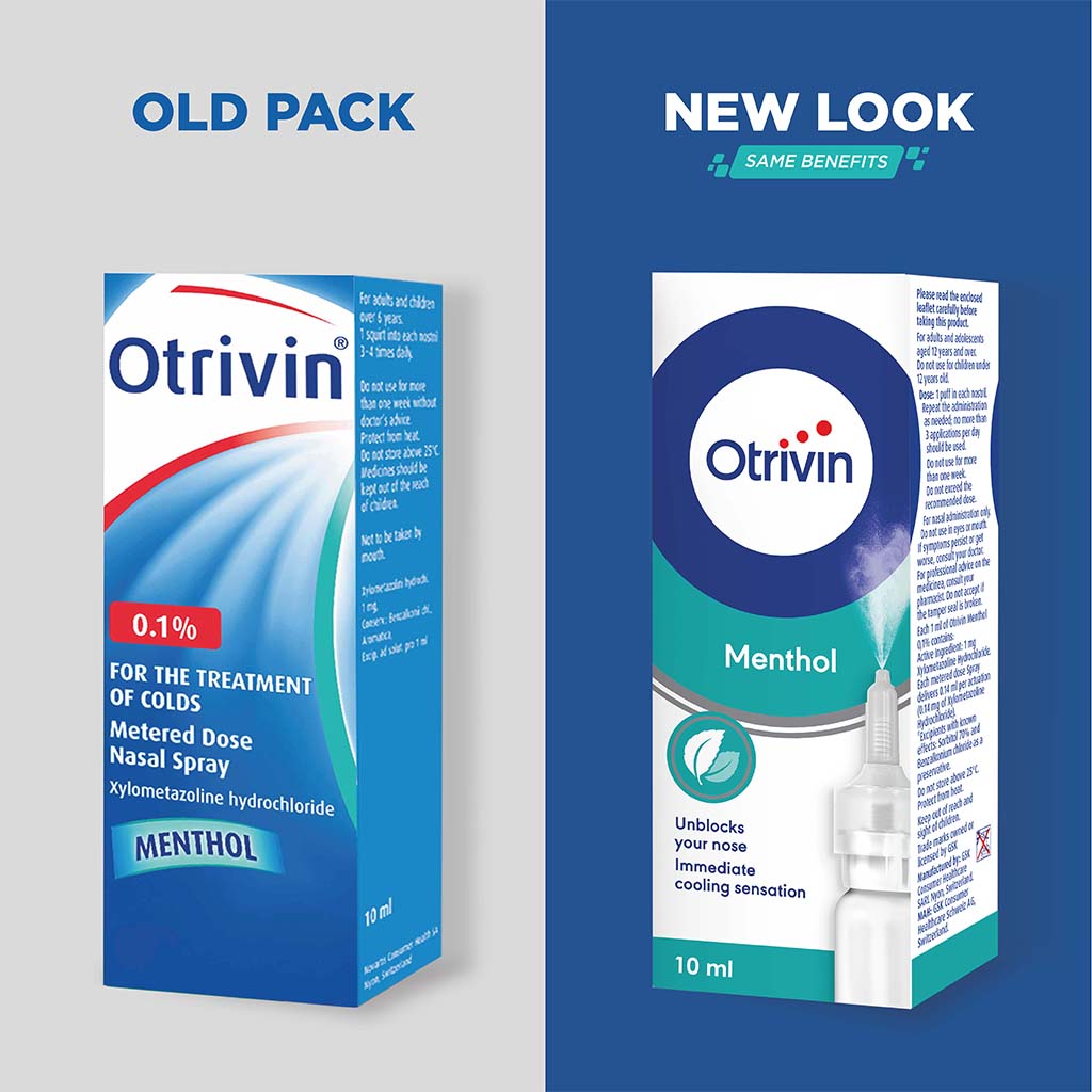Orivin 0.1% Menthol Nasal Spray 10 mL