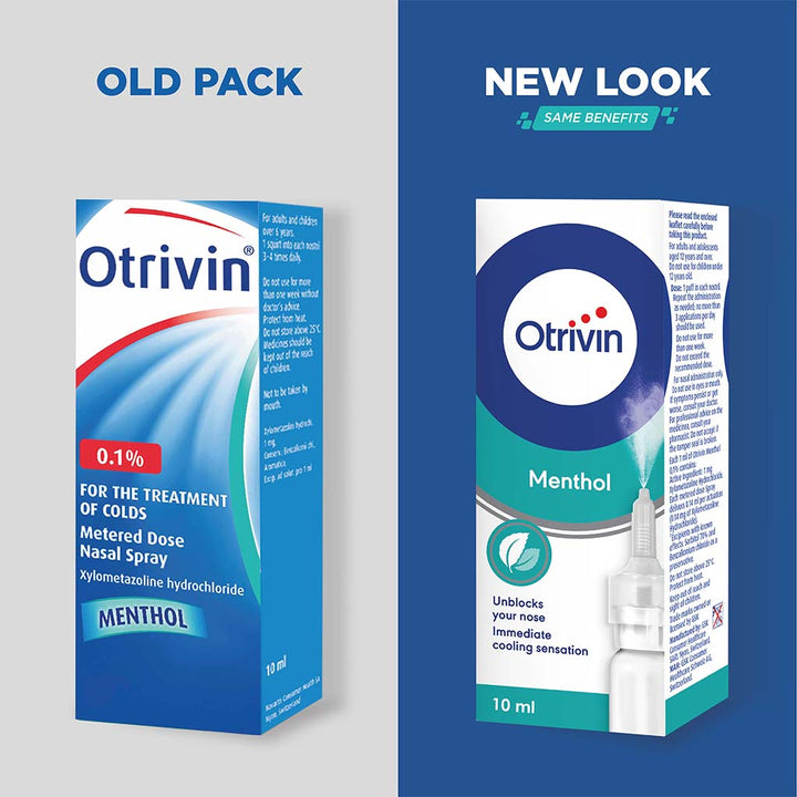 Orivin 0.1% Menthol Nasal Spray 10 mL