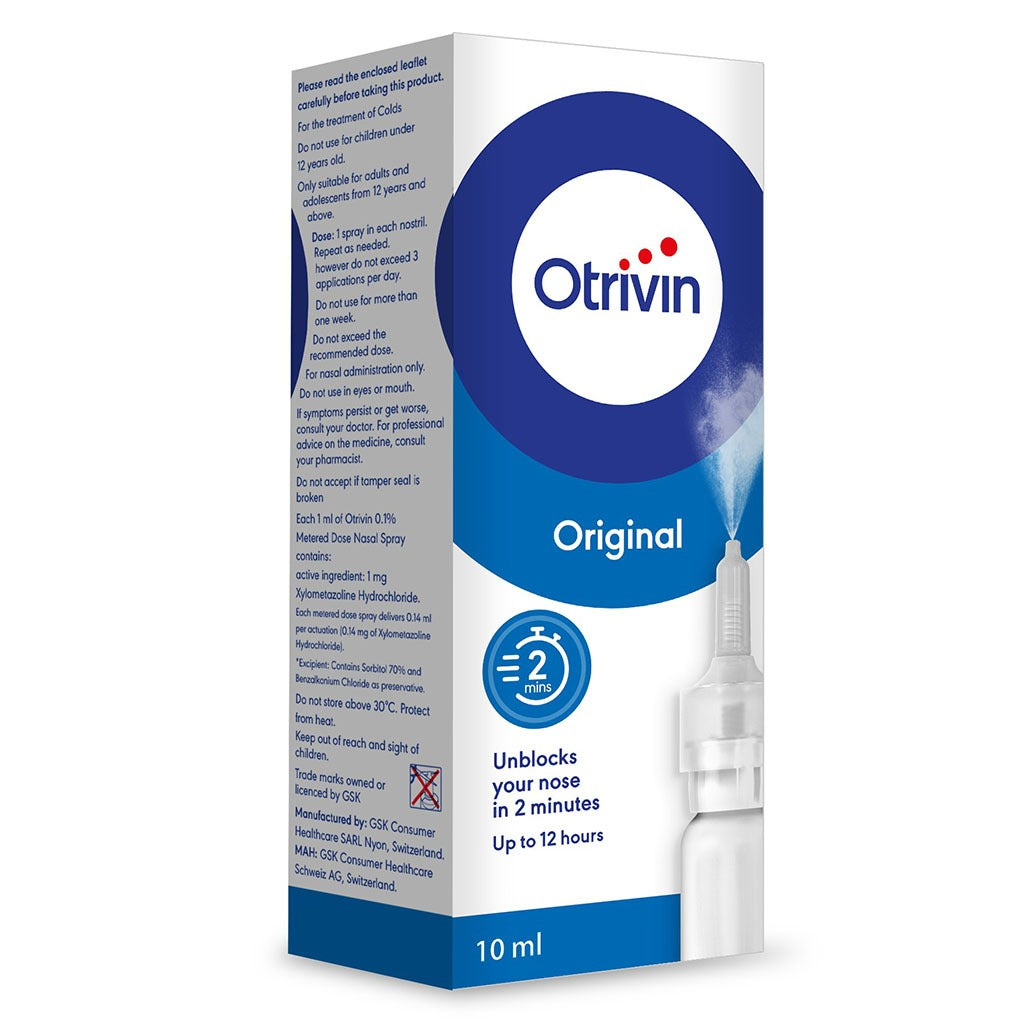 Otrivin Nasal Spray 0.1% 10 mL