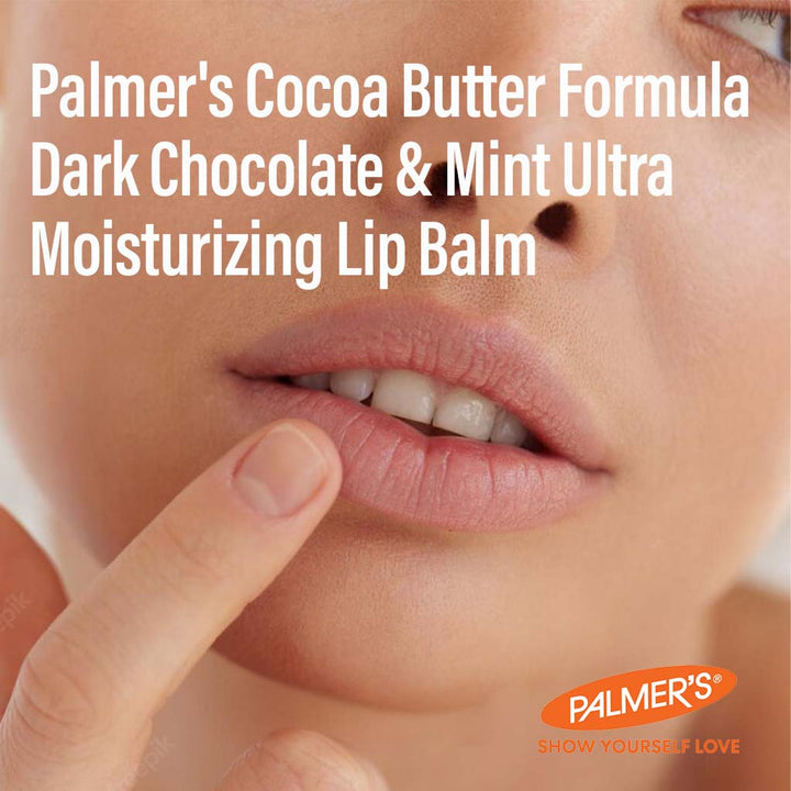 Palmer's Cocoa Butter Formula Dark Chocolate & Mint Ultra Moisturizing Lip Balm 4 g - Easy Pharmacy LLC